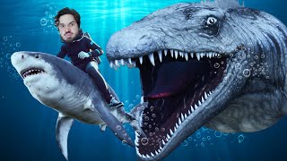 Thumbnail for DOMEI UM MEGALODON E EXPLOREI O FUNDO DO OCEANO DO ARK!
