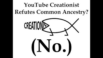 YouTube Creationist Refutes Common Ancestry? (No.)
