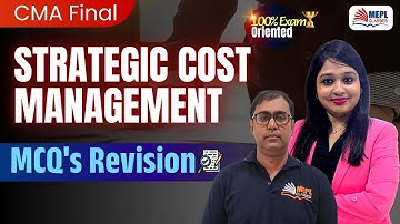 CMA Final - Strategic Cost Management | MCQ