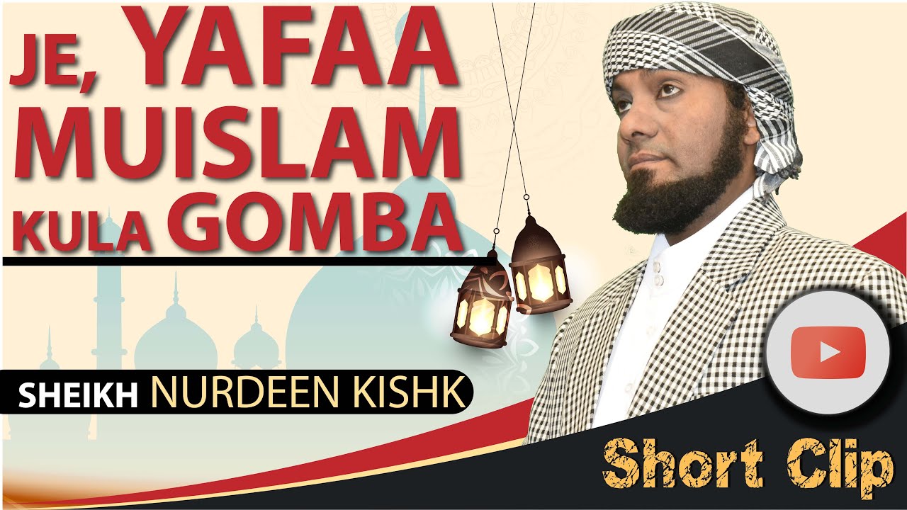 JE YAFAA MUISLAM KULA GOMBA?