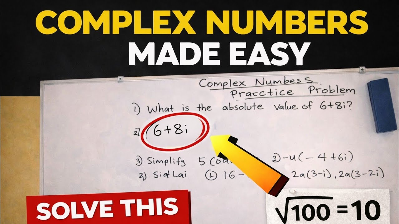 Complex Numbers Practice Problem _Made Easy - YouTube
