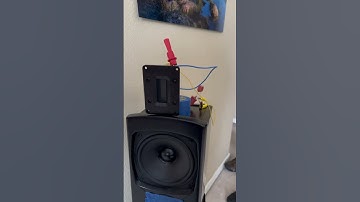 Ribbon Tweeter on Golden Ear Triton Five Simone Kopmajer #speaker #diy