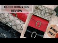 GUCCI SUPER MINI DIONYSUS COLLECTION+REVIEW (Red, Black, GG Supreme)