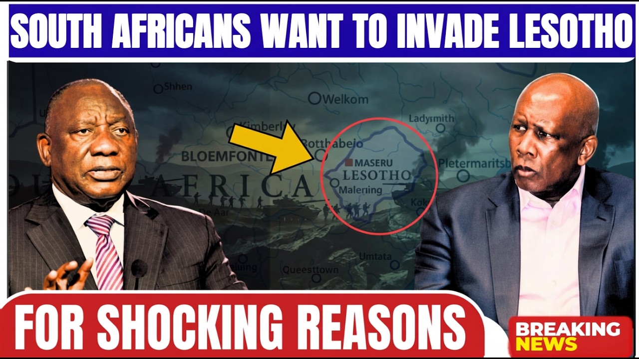 ⁣SOUTH AFRICANS CALL FOR LESOTHO INVASION