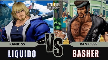 FF:CotW 🐺 LIQUIDO (Ken Masters) vs BASHER (Marco Rodrigues)⭐Replay Match - FATAL FURY: CotW - 08/25