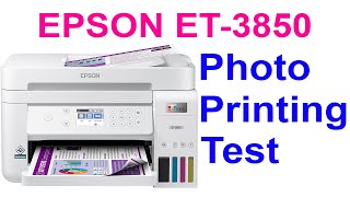 The All New EPSON EcoTank ET-3850 - Pt. 2: Demo inc. ADF, Double Sided  Printing 