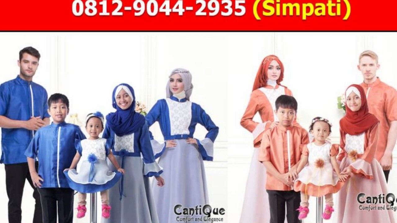  Jual  Baju  Muslim Sarimbit Keluarga di Palembang  YouTube