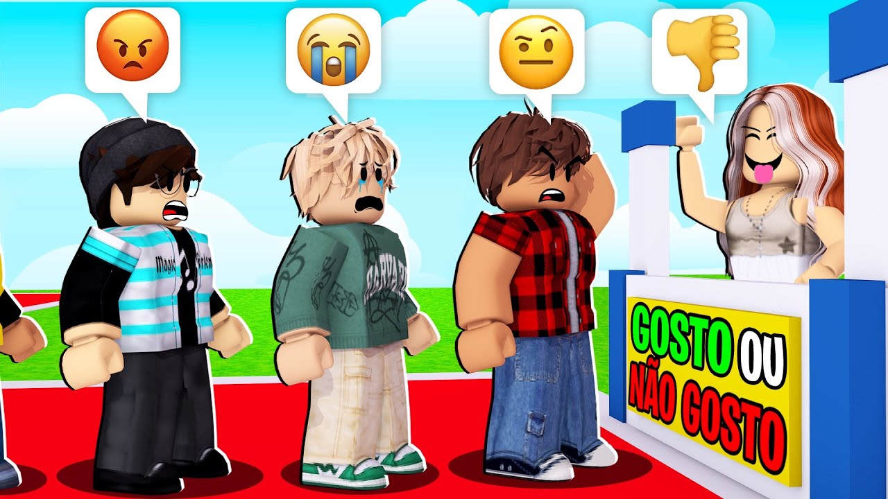 GOSTA OU NÃO GOSTA NO ROBLOX @familiamaffi