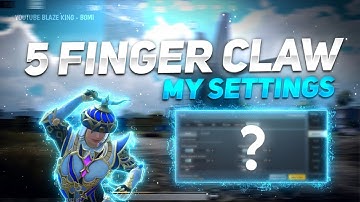 SYNZX 5 FINGER SETTINGS BASIC, CONTROL CODE , SENSITIVITY CODE | BGMI Montage | Like @SynzX