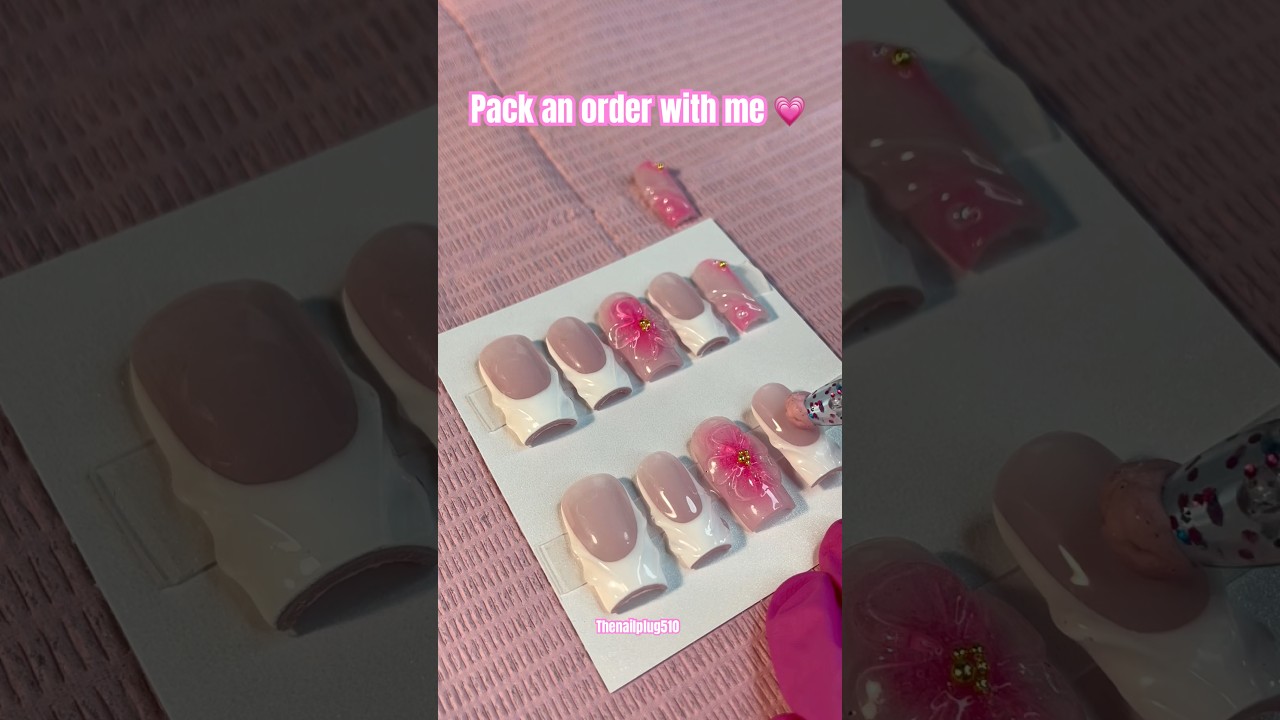 Let’s pack some nails 💕 #shorts #nails #nailart #naildesign