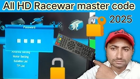 How To HD Racewar master code ! F1 F2 HD receiver master Code