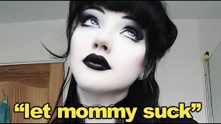 the cringiest goth girl ON THIS PLANET...