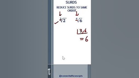 HOW TO ORDER SURDS #maths ,#shorts ,#viral ,#surds