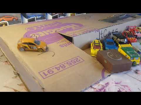 HotWheels Track How to made for free from Cardboard Drift Panel