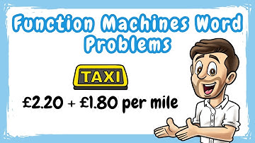 Word Problems using Function Machines // How to use Function Machines