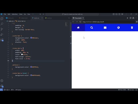 CSS Icon Bars Beginner Tutorial: Create Stunning Navigation Bars Easily!