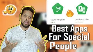 Sound Amplifier And Live Transcripts App Review Googles Apps For Deaf And Less Hearing People