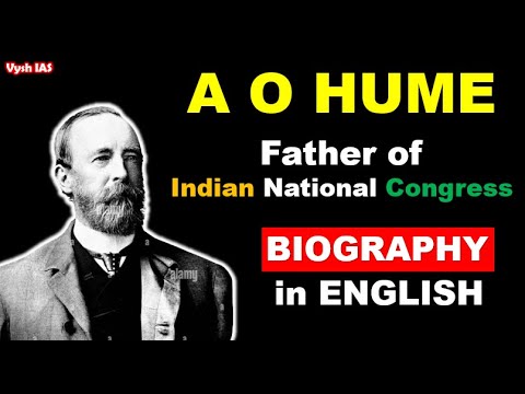 biography of ao hume written by