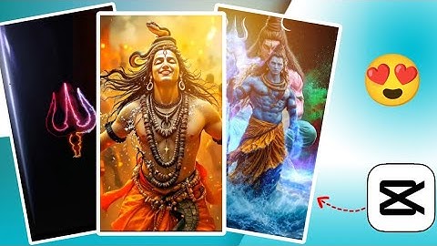 Mahadev Status 4K HD video 📸 Capcut Video editing tutorial