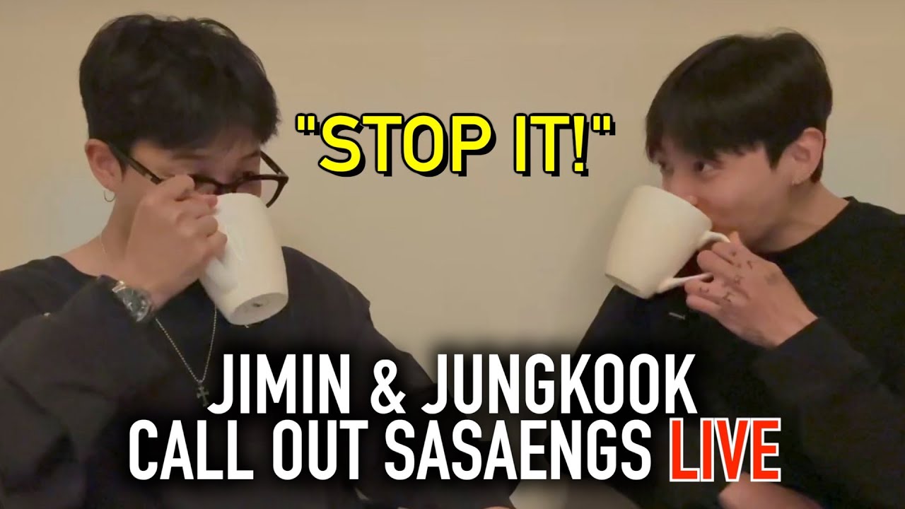 Jungkook Jimin Say Stop It