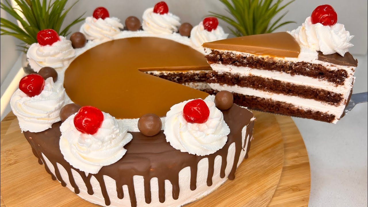 جديد !!! حلوة لاكريم في المقلاة بدون فرن بدون جينواز كوني لالة و مولاتي و حضريها غير فدارك كتحمق 😋😋