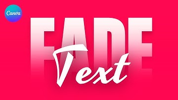 Canva Fade text Effect Tutorial