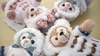 【ディズニー】ダッフィー＆フレンズ ぬいぐるみバッジのご紹介です【ウィンターホリデー】