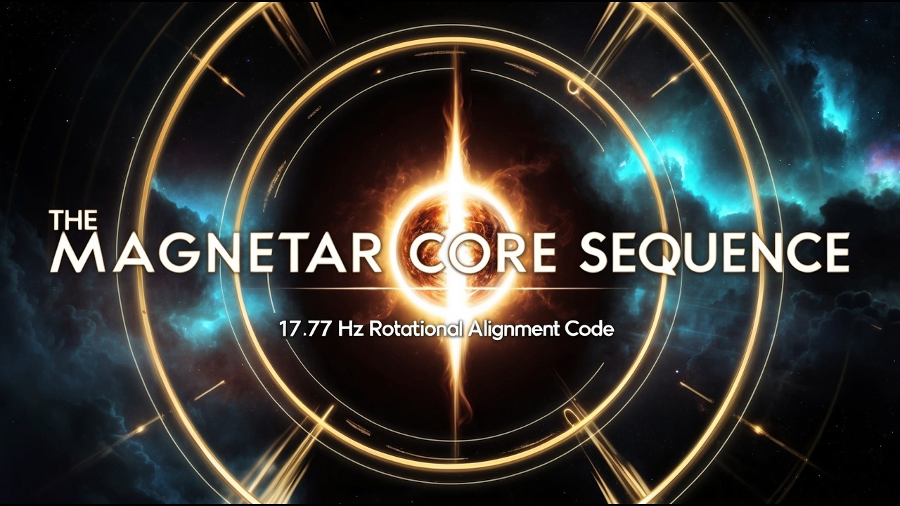 🧲 The Magnetar Core Sequence | 17.77 Hz Rotational Alignment Code for ADHD, Energy & Inner Balance
