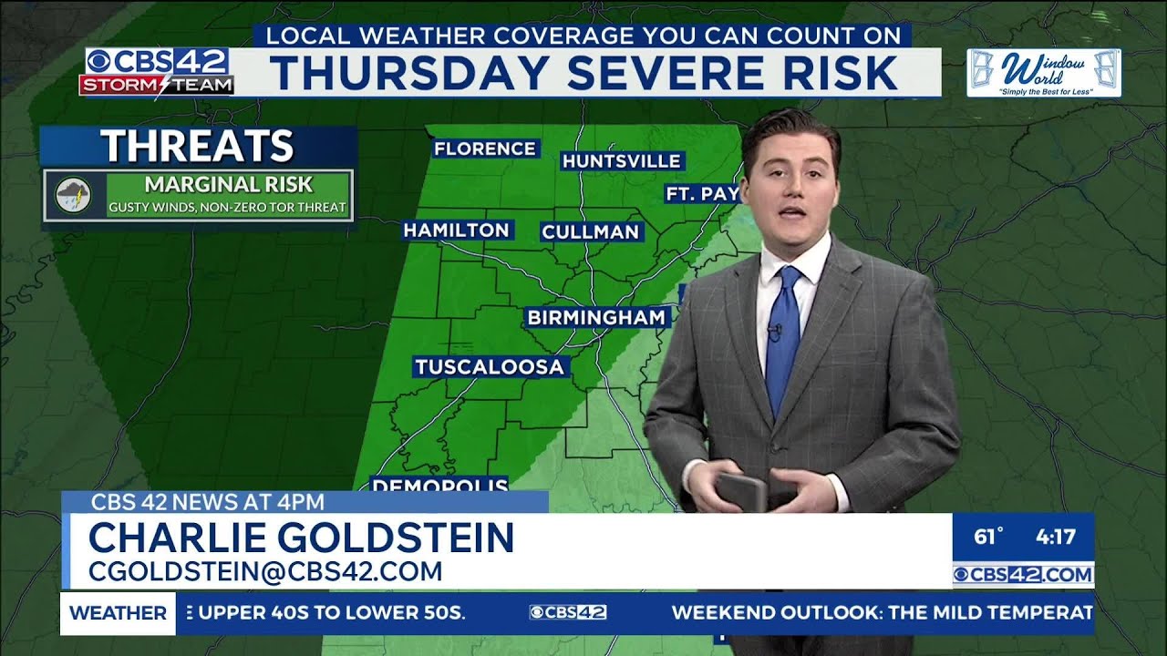 Strong to Severe Storms Thursday Night - Clear and Cold By Friday ...