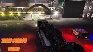 Firefighters fight *EXPLOSIVE TRAIN STATION INFERNO* in Firefghting Simulator Ignite