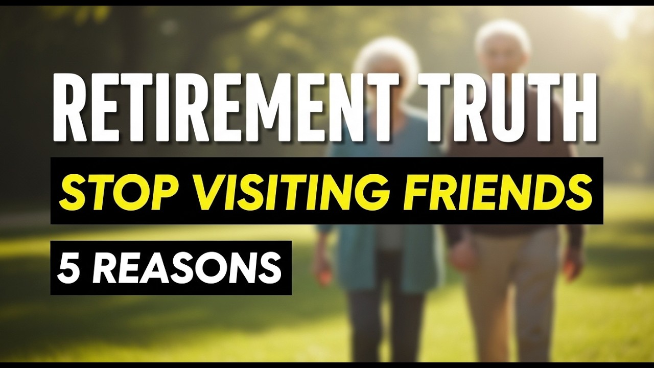 Retired? Here's Why You Should Visit Friends Less Often for Your Own Good