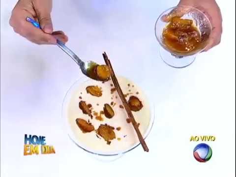 APRENDA A FAZER ARROZ DOCE ESPECIAL COM BANANA CARAMELADA