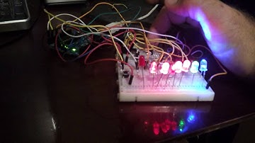 Arduino binary alarm clock