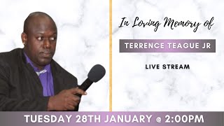 Celebrating the life of TERRENCE TEAGUE JR.