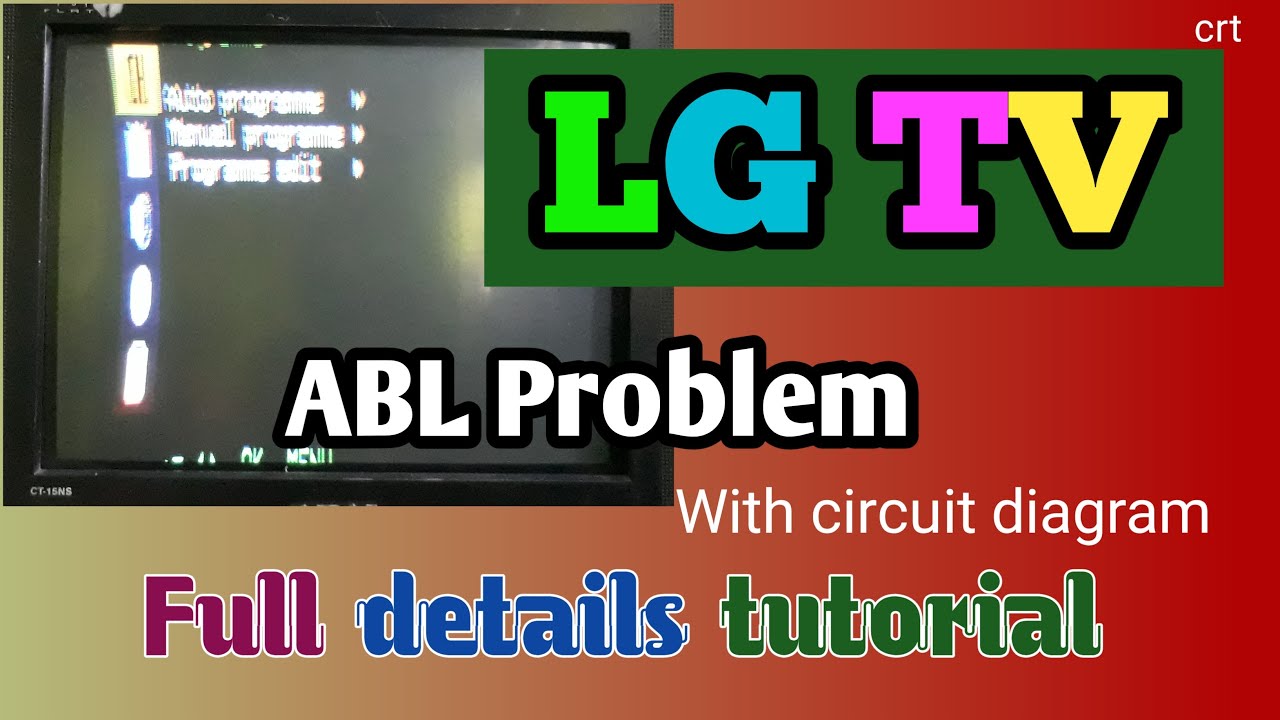 LgtvAbl_problem.How to repair lg tv with no picture. YouTube