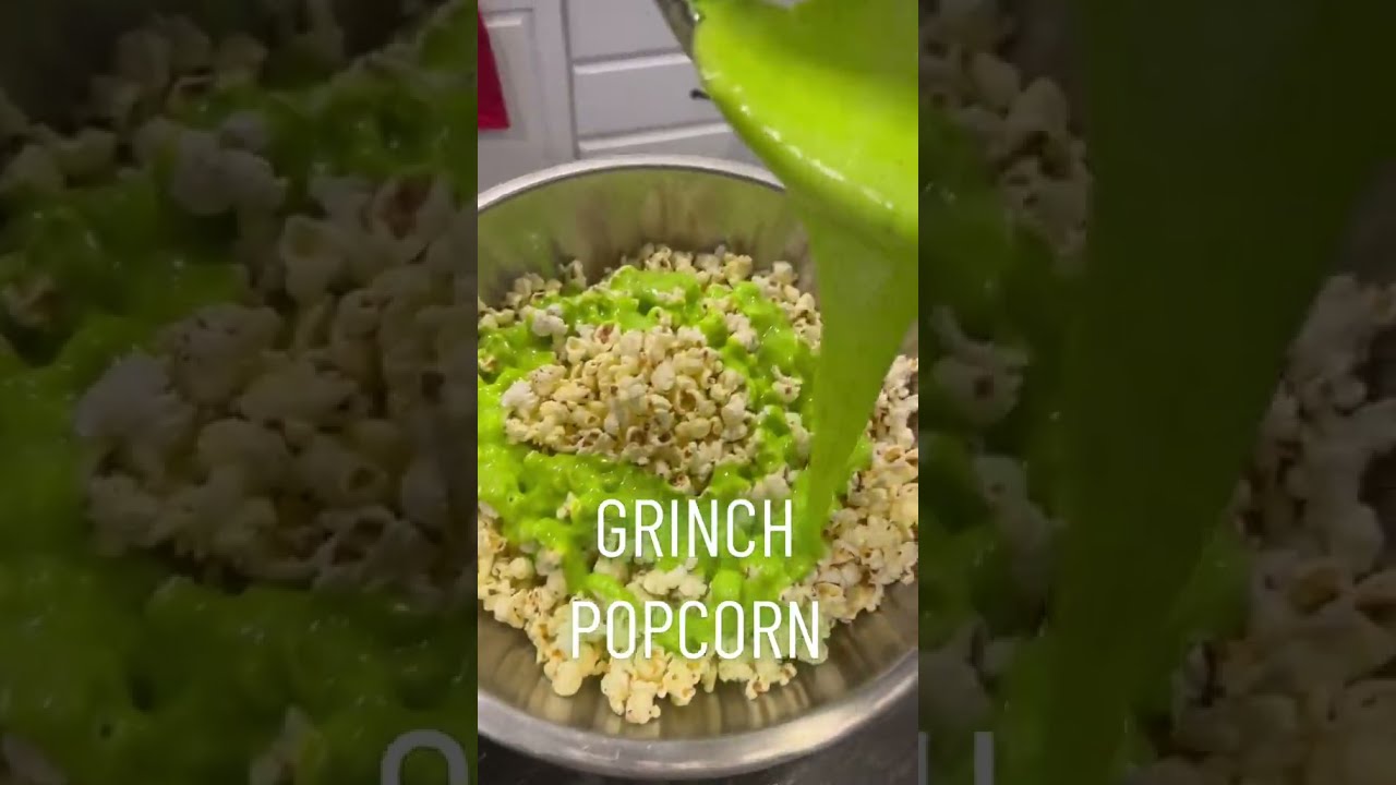 Grinch Popcorn - Recipes From A Pantry