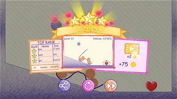 Love Story Draw Physics Line Level 31-40. 3 Stars