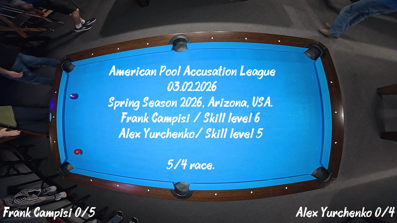 APA Arizona League Night – High Stakes 8-Ball Action  03 02 2026