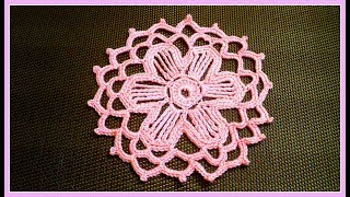Узор (мотив) крючком. Crochet pattern. Узор (мотив) крючком. Crochet pattern.