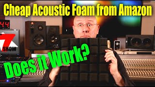 The 7 Show: 05  Testing Amazon Acoustic Foam  Does it work?
