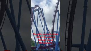 Recent ride on Banshee was rattle filled :( #kingsisland #viral #shorts