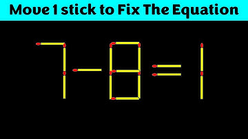 Improve IQ - Fix The Equation #matchstickpuzzle #simplylogical