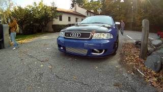 Single Turbo Supra burnout on street Gopro HD