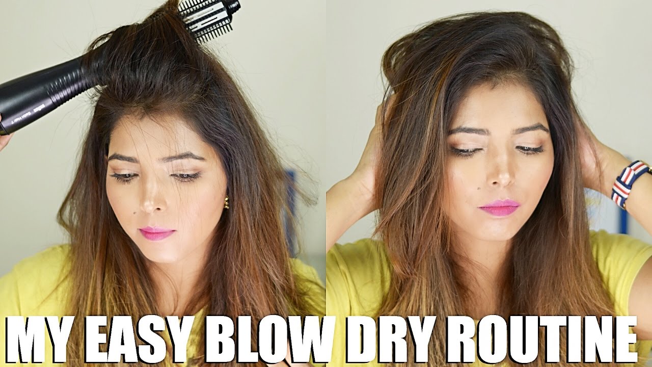 QUICK & EASY BLOW DRY ROUTINE FOR MY HAIR BRAUN SATIN HAIR 7 YouTube