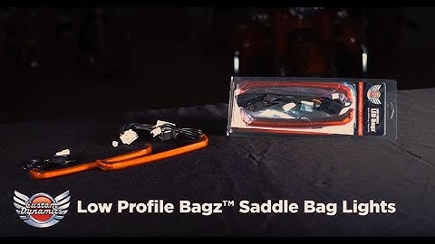 How To Install Low Profile BAGZ Saddlebag LED Lights for Harley Davidson Motorcycles