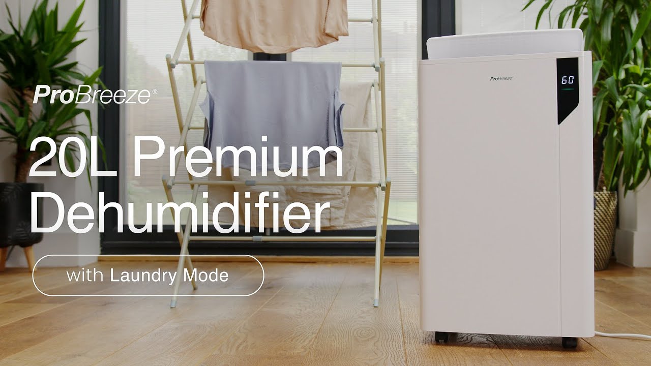 Pro Breeze 20L Premium Dehumidifier with Special Laundry Mode 