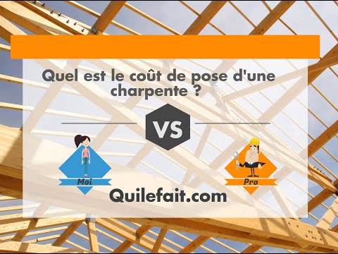 Vidéo: Combien coûte la charpente d'une maison au m² ?