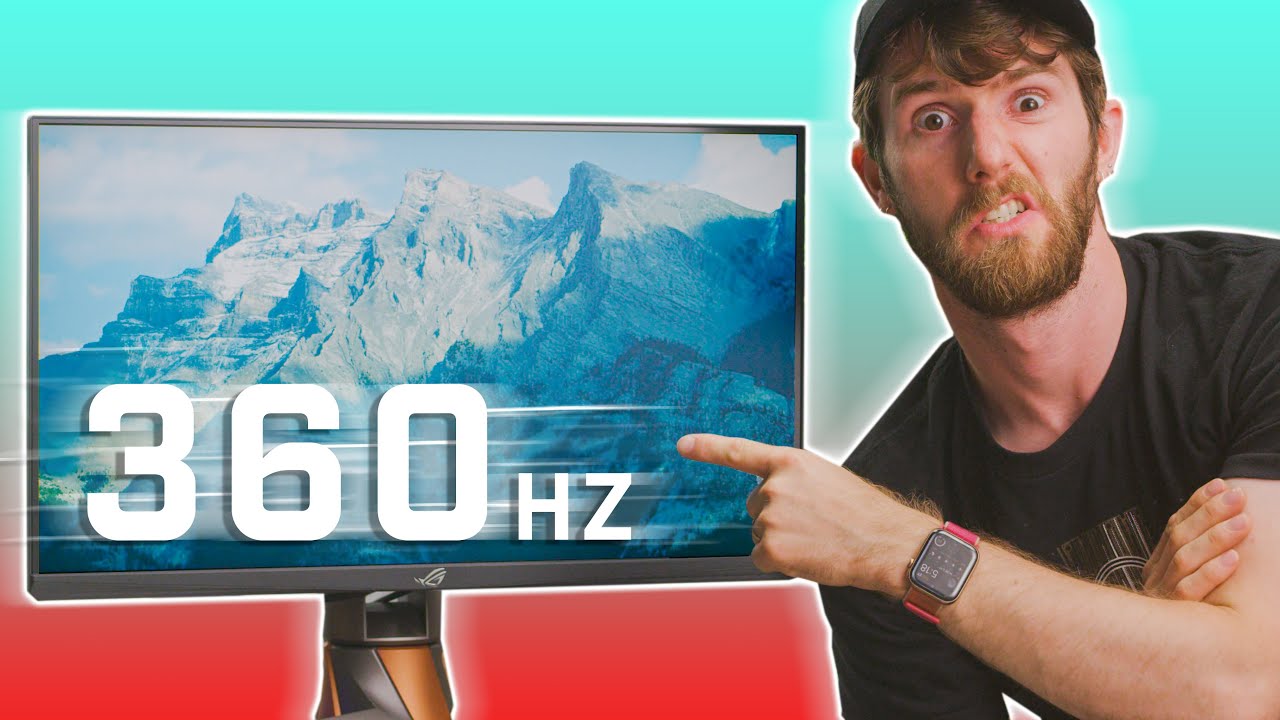 You don't deserve this monitor - does 360hz gaming make a difference? 