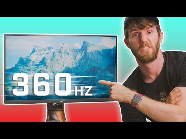 You don't deserve this monitor - does 360hz gaming make a difference? 