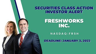 70% Loss | FRSH Stock News | Freshworks Inc. Securities Class Action Lawsuit #FRSH